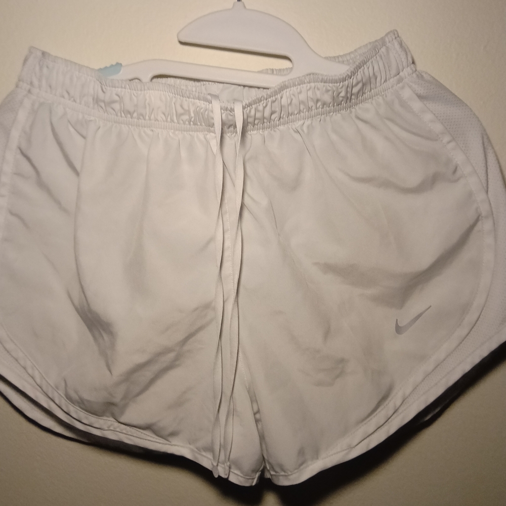 Nike White Athletic Shorts